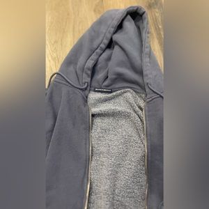 Brandy Melville, blue zip up jacket